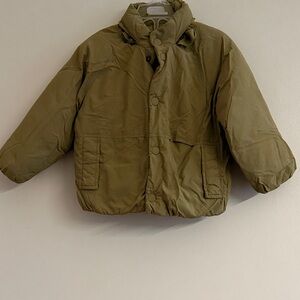 Zara Khaki Puffer Jacket